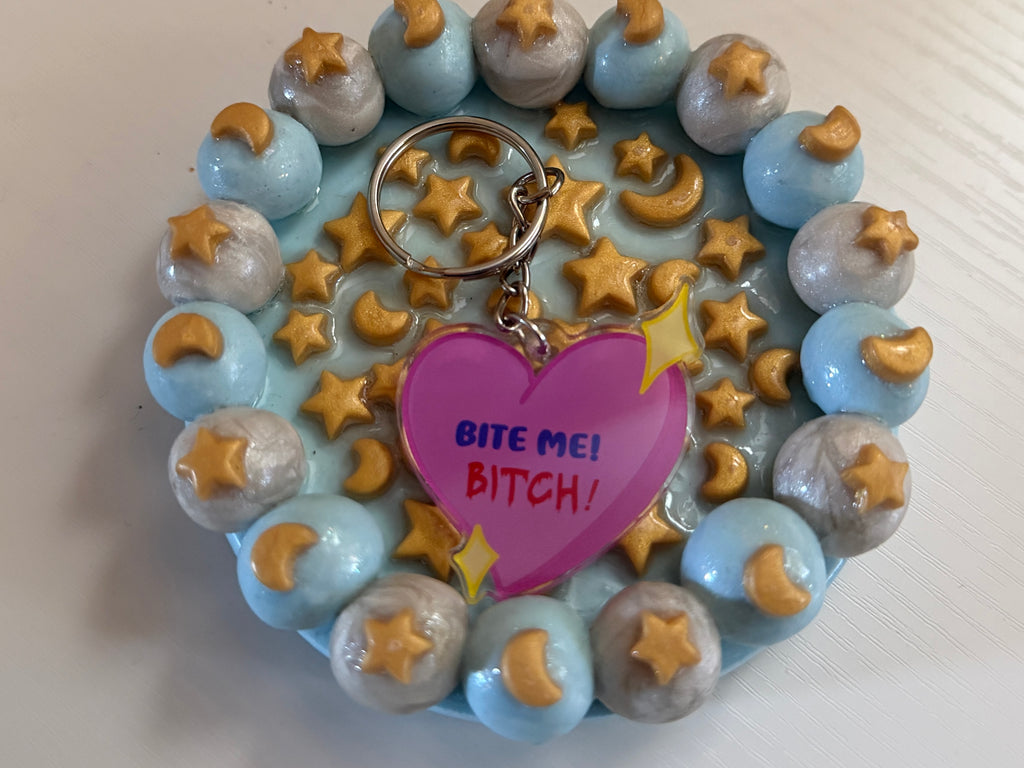 'Bite me' Keychain