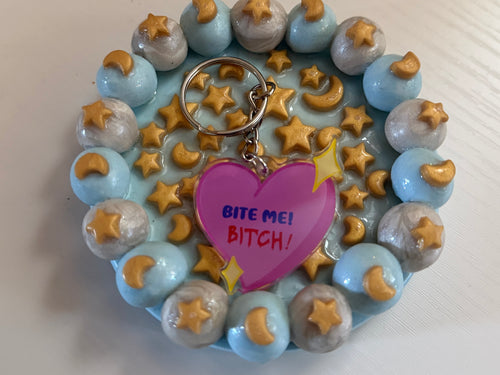 'Bite me' Keychain