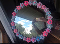 Floral Framed Mirror