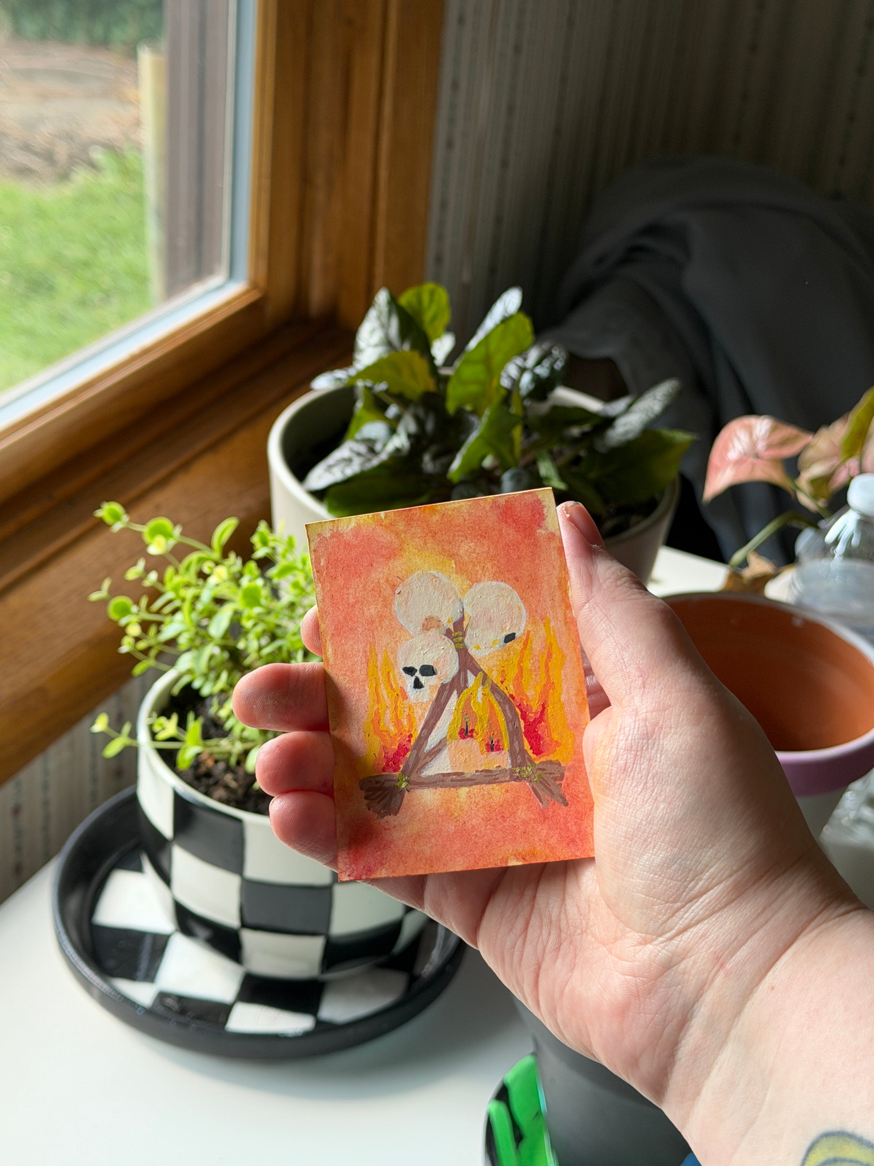 Hex totem (AECO mini painting)